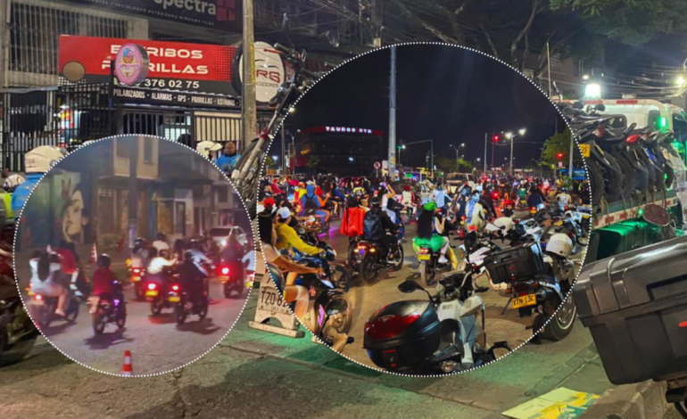 dos caravanas recorrieron la ciudad, tres personas fueron capturadas y más de 300 motos inmovilizadas
– En un click