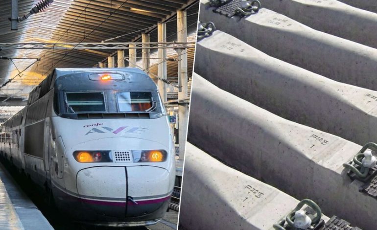  El AVE Madrid-Barcelona alcanzará una velocidad máxima de 350 km/h. Y lo hará gracias a nuevas traviesas de diseño español

 – En un click