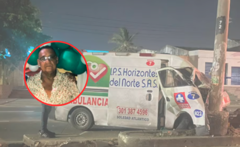  Adulto mayor fue remitido para control de azúcar, pero falleció debido al choque de la ambulancia que lo trasladaba

 – En un click