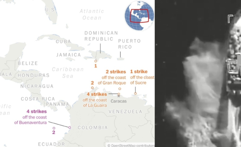  Cuatro bombardeos estadounidenses a presuntas embarcaciones narcotraficantes se produjeron frente a Buenaventura: The Washington Post

 – En un click