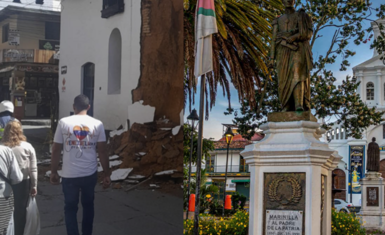  Aguacero en Marinilla, Antioquia provocó el colapso parcial de la parroquia principal del municipio: no se reportaron heridos

 – En un click