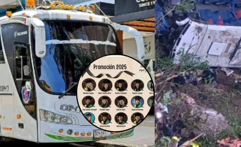  La lista de fallas técnicas que tuvo el bus que se estrelló en Antioquia en el que murieron 16 estudiantes y el conductor: ‘Ya había tenido accidentes’

 – En un click
