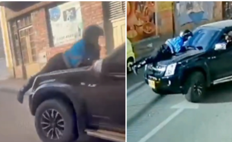  Conductor arrastró varias cuadras a un agente de tránsito por no cumplir con el cierre vial en Tunja, Boyacá; se registró el hecho de la intolerancia

 – En un click