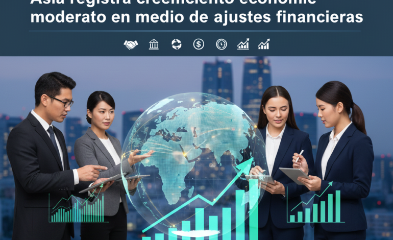  Asia registra crecimiento económico moderado en medio de ajustes financieros – 

 – En un click
