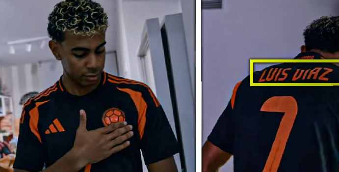  Lamine Yamal fue vista con una camiseta de Luis Díaz

 – En un click