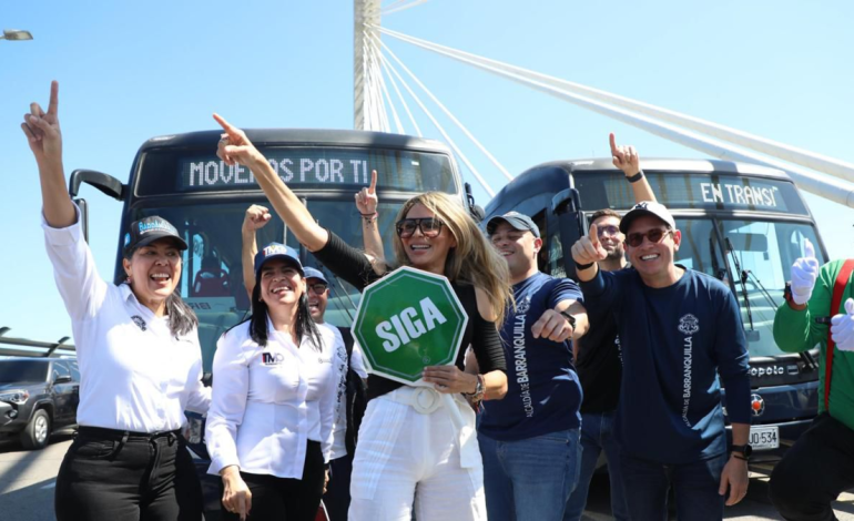 Llegaron 20 nuevos autobuses de Transmetro, para sumar 60 a una moderna flota; Ya están en servicio troncal y alimentador.

 – En un click
