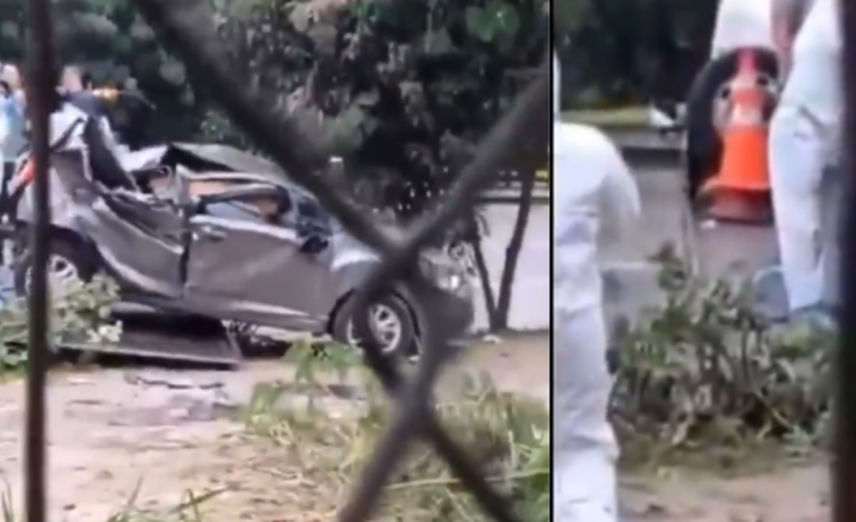  El conductor del auto también murió

 – En un click