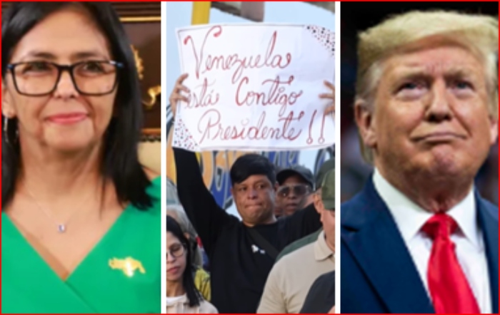  «Mi destino lo decide Dios» Delcy Rodríguez contradice a Trump

 – En un click
