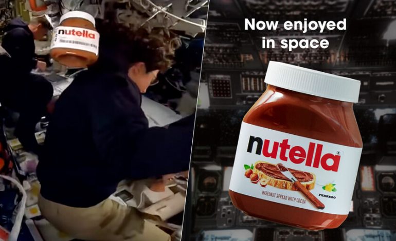  Un frasco de Nutella se coló en la transmisión en vivo de Artemis II desde Orion, por lo que muchos pensaron lo mismo: publicidad encubierta

 – En un click