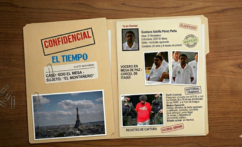  El jefe de los mil nombres de la mesa de la paz que pasó de estar condenado por el asesinato de un preso en una cárcel del campo a estar de viaje en París

 – En un click