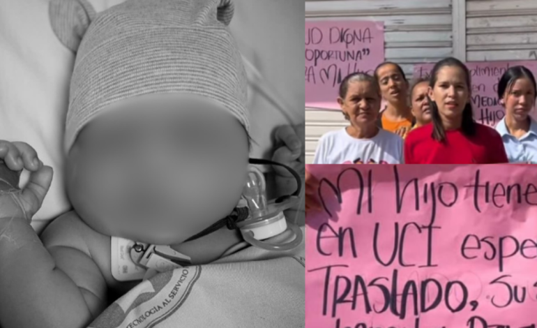  Murió en Cartagena Isaías David, el bebé que esperó casi 50 días para ser operado del corazón; su madre había tenido que protestar por el traslado

 – En un click