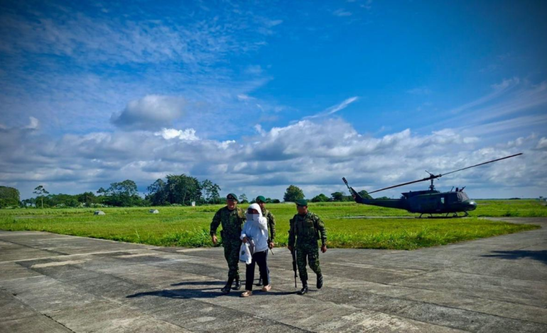 caminó durante 72 horas hasta que fue rescatada por el Ejército

 – En un click