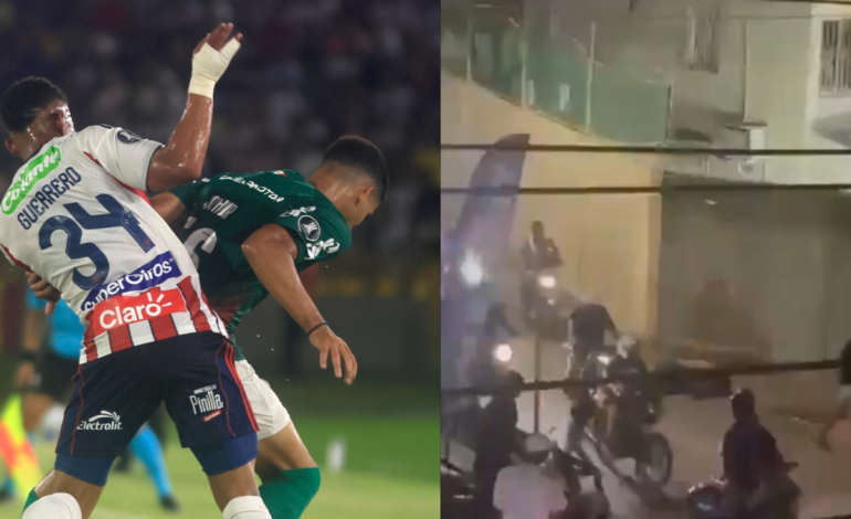  Una persona murió en disturbios al final del partido entre Junior y Palmeiras en Cartagena

 – En un click