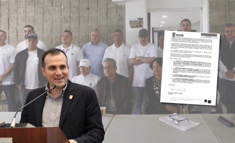  Presidente del Concejo de Medellín solicitó destituir a los portavoces de la mesa de paz

 – En un click