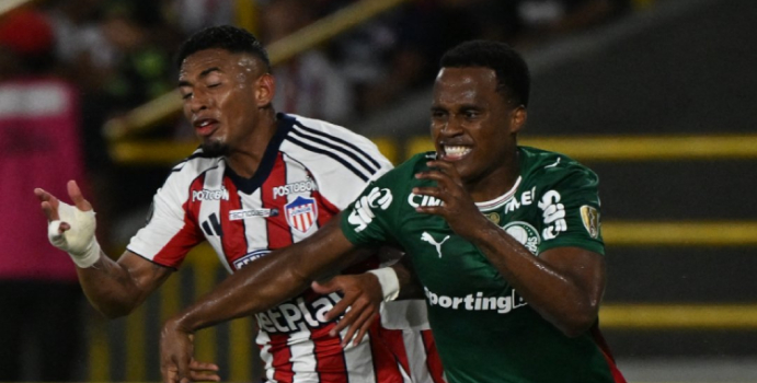  Junior y Palmeiras empatan a un gol en el debut de la Libertadores

 – En un click