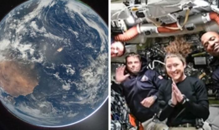  Así se ve la Tierra desde la cápsula de Orión

 – En un click